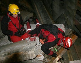 Ricerca nelle macerie - Corpo civici pompieri Lugano